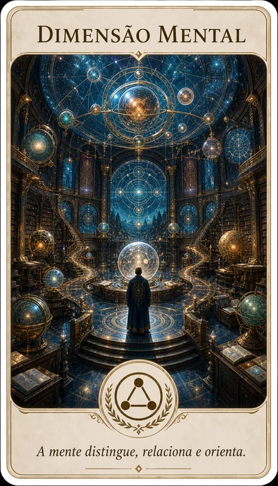 Carta oracular da Dimensão Mental