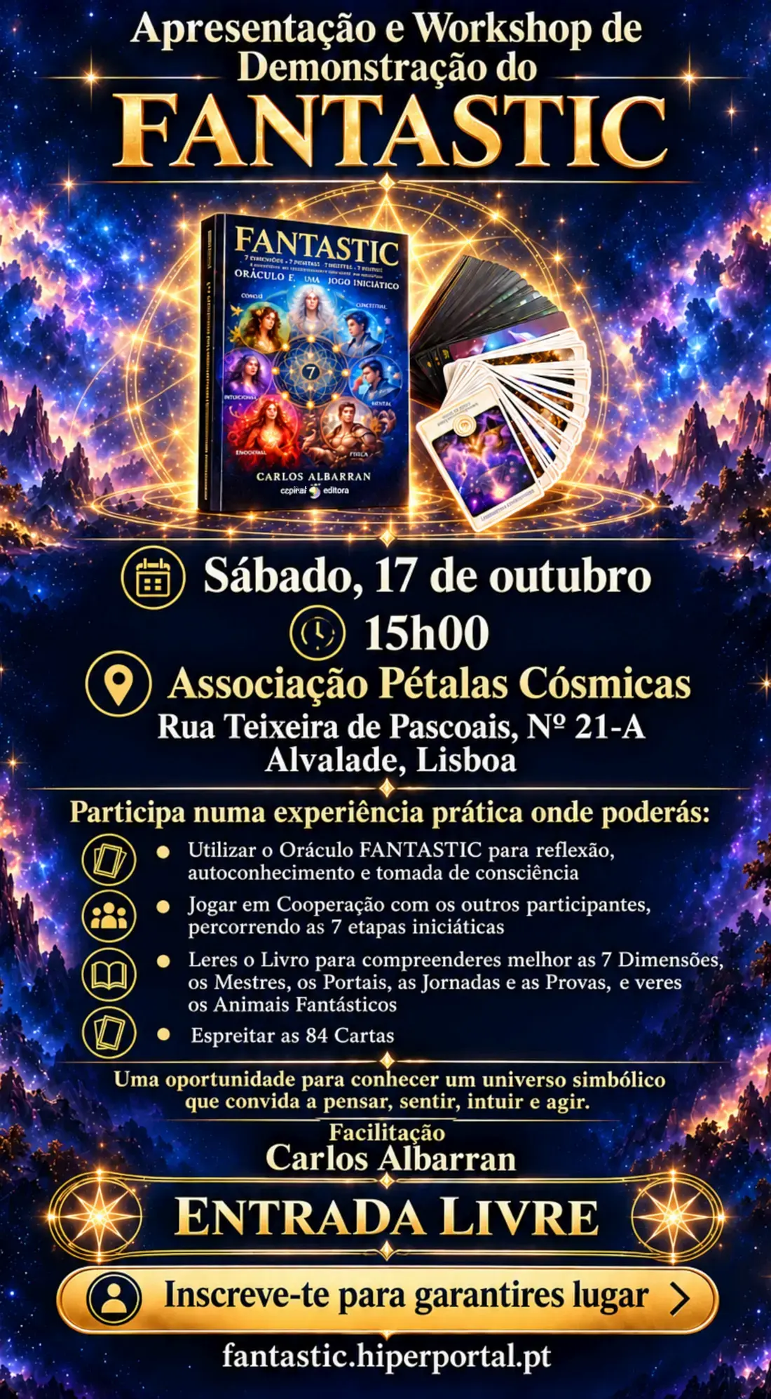 Apresentação do Baralho e Livro do FANTASTIC